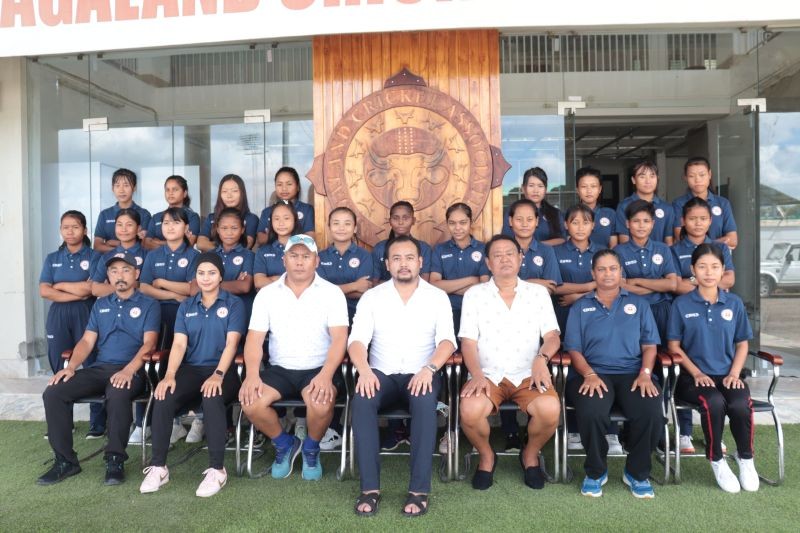 Nagaland Cricket Association team for Women’s U-19 one day trophy 2021-22.